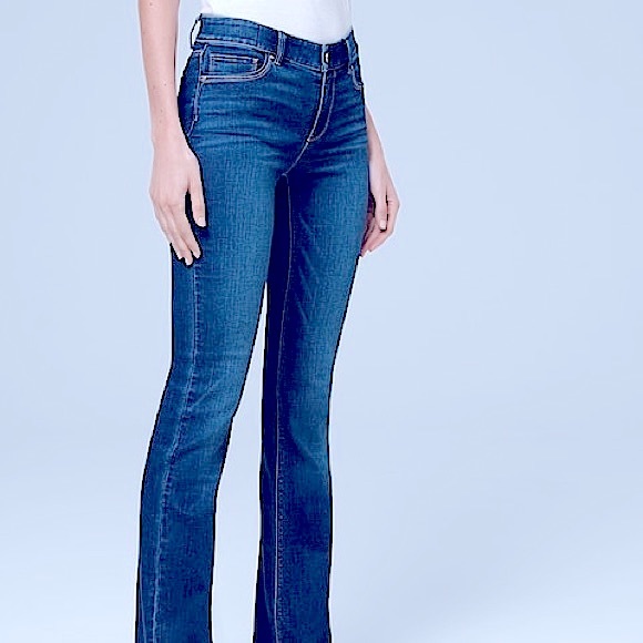 White House Black Market Denim - White House || Black Market; “Blanc” Sexy Bootie Mid Rise, Boot Cut Denim Jeans